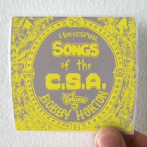 Bobby-Horton-Homespun-Songs-Of-The-Csa-Volume-5-Album-Cover-Sticker Bobby-Horton-Homespun-Songs-Of-The-Csa-Volume-5-Album-Cover-Sticker