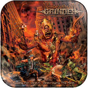 Rumpelstiltskin Grinder living for death destroying the rest Album Cover Sticker Album Cover Sticker Rumpelstiltskin Grinder living for death destroying the rest Album Cover Sticker Album Cover Sticker