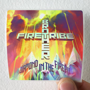 Brother Firetribe Diamond In The Firepit Album Cover T-Shirt Black