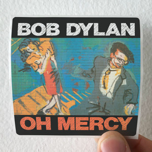 Bob Dylan Oh Mercy Album Cover T-Shirt Black