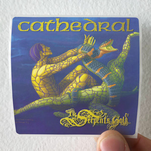 Cathedral The Serpents Gold Album Cover Sticker Album Cover Sticker