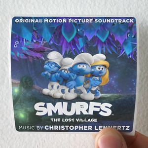 Christopher-Lennertz-Smurfs-The-Lost-Village-Album-Cover-Sticker