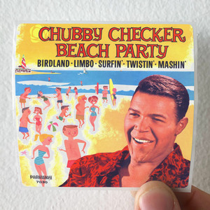 Chubby-Checker-Beach-Party-Album-Cover-Sticker Chubby-Checker-Beach-Party-Album-Cover-Sticker