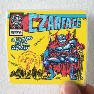 CZARFACE-Every-Hero-Needs-A-Villain-1-Album-Cover-Sticker CZARFACE-Every-Hero-Needs-A-Villain-1-Album-Cover-Sticker