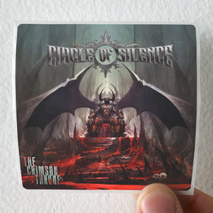 Circle-of-Silence-The-Crimson-Throne-Album-Cover-Sticker Circle-of-Silence-The-Crimson-Throne-Album-Cover-Sticker