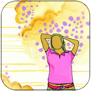 Panda Bear Young Prayer Album Cover Sticker Album Cover Sticker