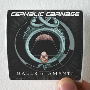 Cephalic-Carnage-Halls-Of-Amenti-Album-Cover-Sticker Cephalic-Carnage-Halls-Of-Amenti-Album-Cover-Sticker