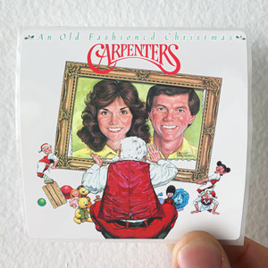 Carpenters-An-Old-Fashioned-Christmas-Album-Cover-Sticker Carpenters-An-Old-Fashioned-Christmas-Album-Cover-Sticker