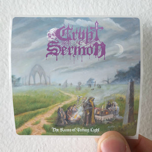 Crypt-Sermon-The-Ruins-Of-Fading-Light-Album-Cover-Sticker Crypt-Sermon-The-Ruins-Of-Fading-Light-Album-Cover-Sticker