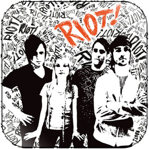Paramore Riot-3 Album Cover Sticker Album Cover Sticker