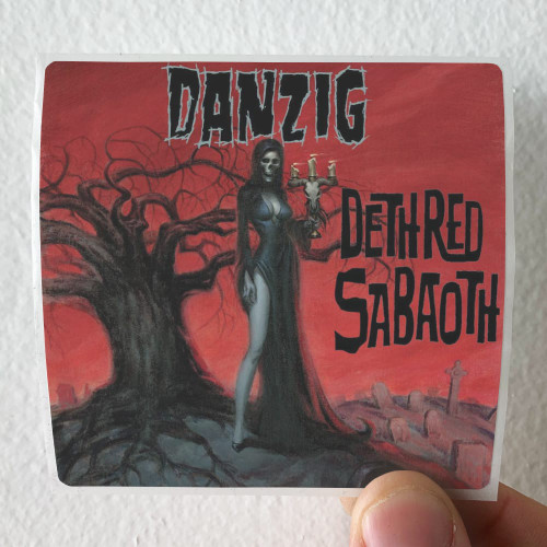 Danzig Deth Red Sabaoth Album Cover T-Shirt Black