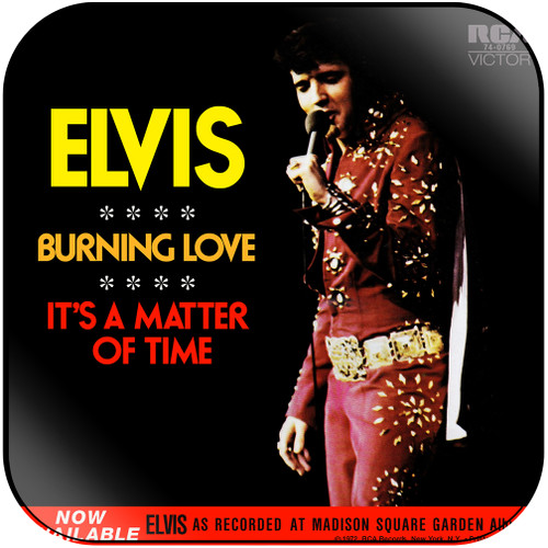 burnin love elvis album cover