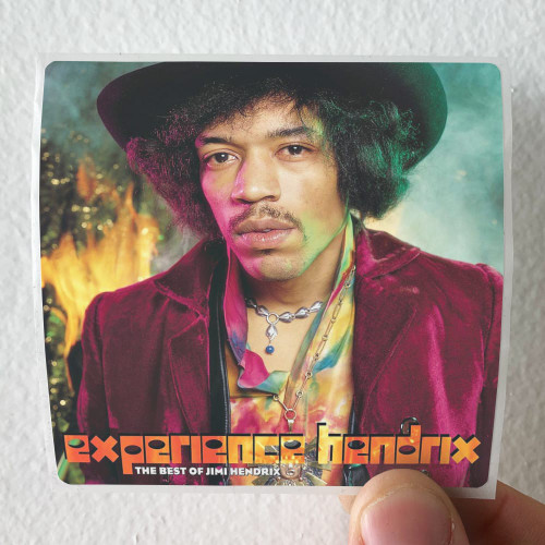 Jimi Hendrix Experience Hendrix The Best Of Jimi Hendrix Album Cover Sticker