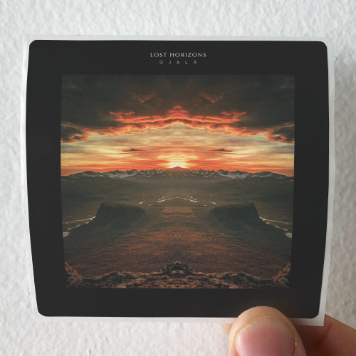 Lemon Jelly Lost Horizons Album Cover Sticker