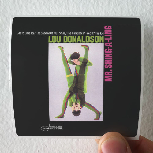 Lou Donaldson Mr Shing A Ling 1 Album Cover Sticker