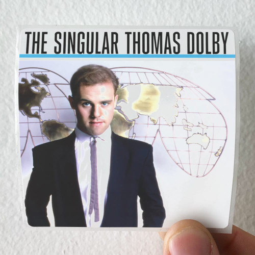Thomas Dolby The Flat Earth Album Cover Sticker