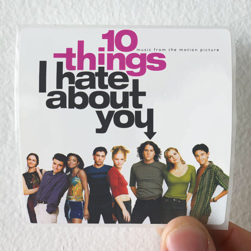 Various Artists 10 Things I Hate About You Album Cover Sticker