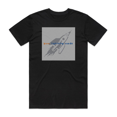 The Lightning Seeds Pure 1 Album Cover T-Shirt Black