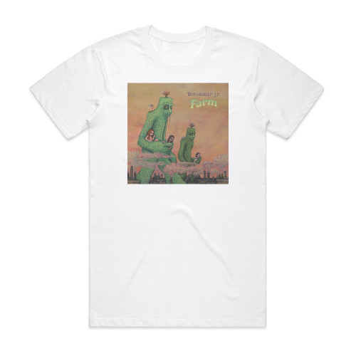 Dinosaur Jr Farm Album Cover T-Shirt White