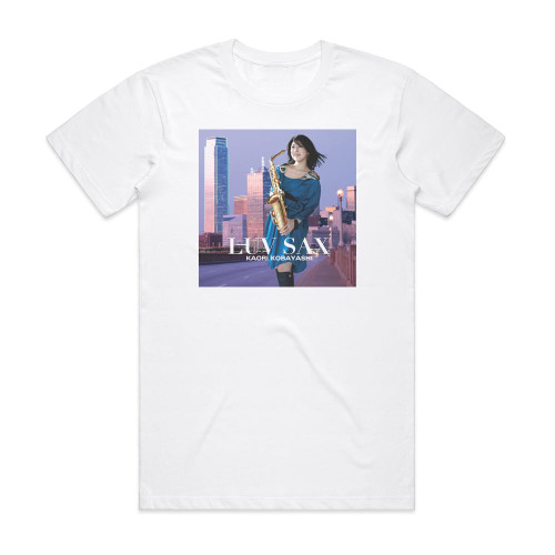 Kaori Kobayashi Luv Sax Album Cover T-Shirt Black