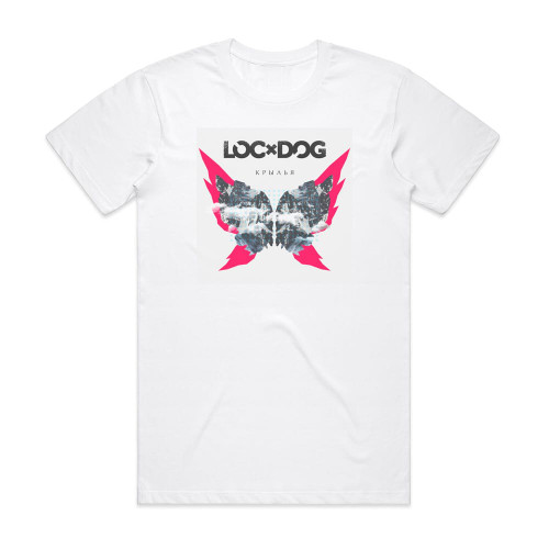 Loc-Dog Empty 1 Album Cover T-Shirt White