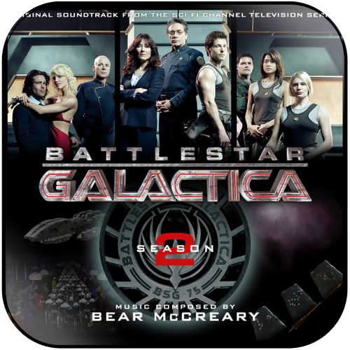 Bear McCreary Battlestar Galactica Season 3 Album Cover Sticker bear-mccreary-battlestar-galactica-season-3-album-cover-sticker