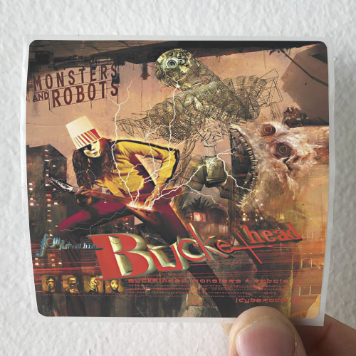 Buckethead Monsters And Robots Album Cover Sticker Album Cover Sticker
