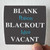 Poison Idea Blank Blackout Vacant Album Cover Sticker