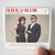 She and Him Christmas Party Album Cover Sticker