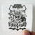 Space Chaser Skate Metal Punks Album Cover Sticker