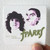 Sparks Past Tense The Best Of Sparks Album Cover Sticker Sparks Past Tense The Best Of Sparks Album Cover Sticker