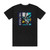 The Police Message In A Bottle 4 Album Cover T-Shirt Black