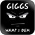 Giggs Wamp 2 Dem Album Cover Sticker