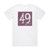 Royksopp 49 Percent Album Cover T-Shirt White Royksopp 49 Percent Album Cover T-Shirt White