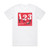 The BAWDIES 1 2 3 Album Cover T-Shirt White