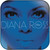Diana Ross blue Album Cover Sticker Album Cover Sticker