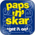Paps n Skar Get It On Album Cover Sticker Album Cover Sticker