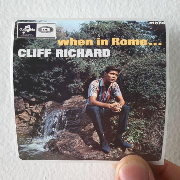 Cliff-Richard-When-In-Rome-Album-Cover-Sticker