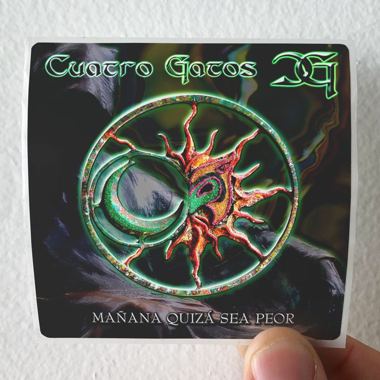 Cuatro-Gatos-Maana-Quiz-Sea-Peor-Album-Cover-Sticker