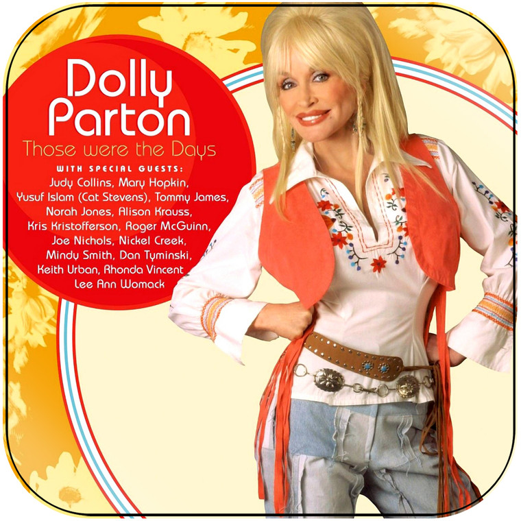 Dolly Parton Those Were The Days Album Cover Sticker Album Cover Sticker