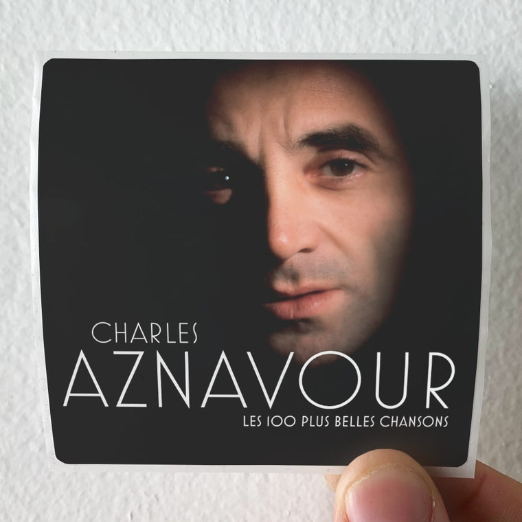 Charles-Aznavour-Les-100-Plus-Belles-Chansons-Album-Cover-Sticker