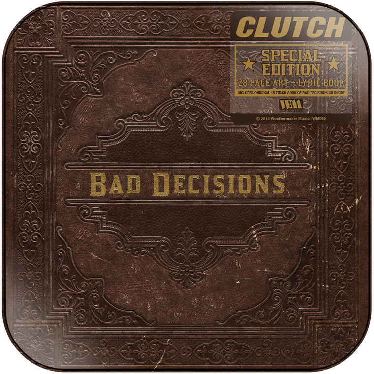 Clutch Book of Bad Decisions Deluxe Album Cover Sticker
