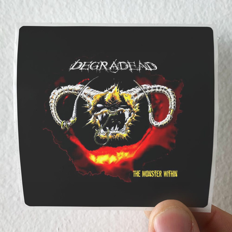 Degradead-The-Monster-Within-Album-Cover-Sticker