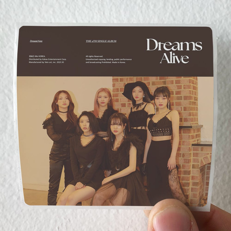 DreamNote-Dreams-Alive-Album-Cover-Sticker