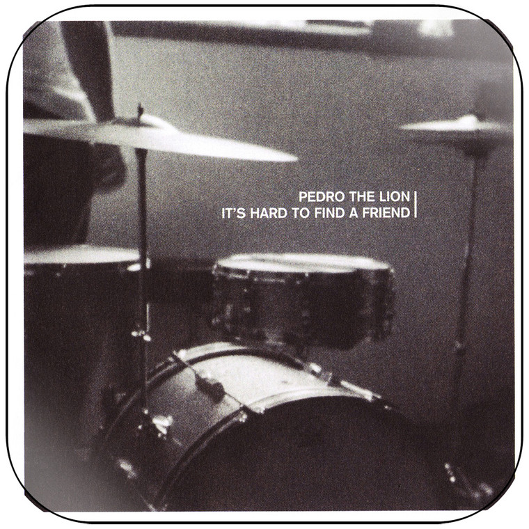 Pedro the Lion Its Hard To Find A Friend Album Cover Sticker Album Cover Sticker