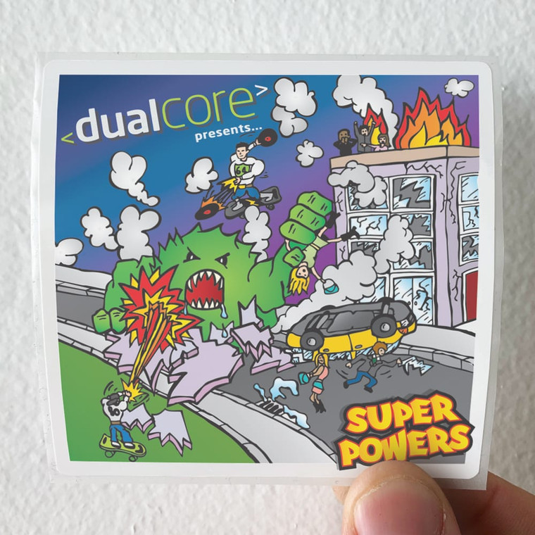 Dual-Core-Super-Powers-Album-Cover-Sticker