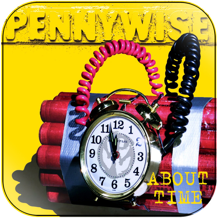 Pennywise About Time Album Cover Sticker Album Cover Sticker