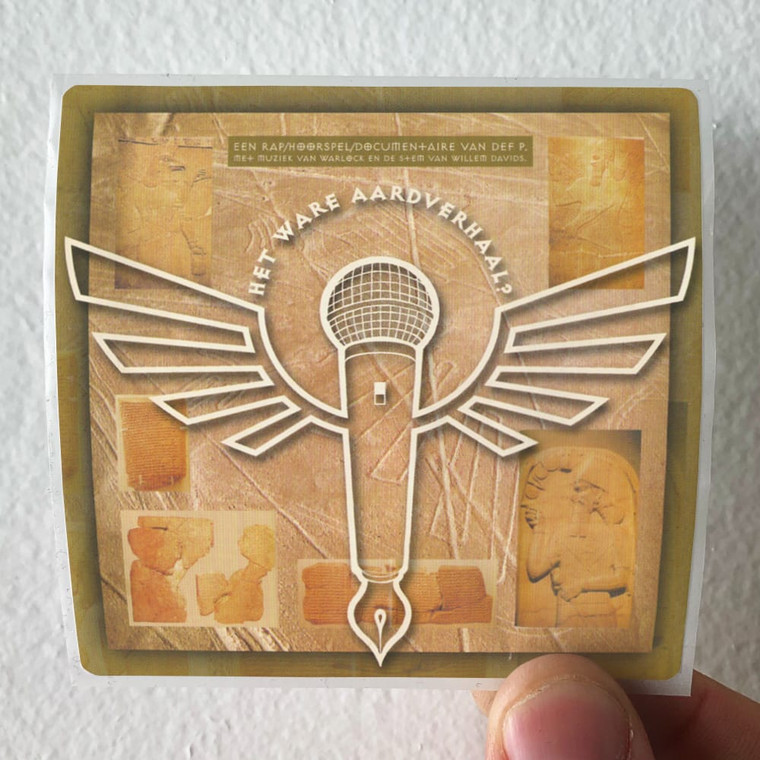 Def-P-Het-Ware-Aardverhaal-Album-Cover-Sticker
