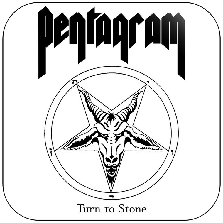 Pentagram Turn To Stone Album Cover Sticker Album Cover Sticker