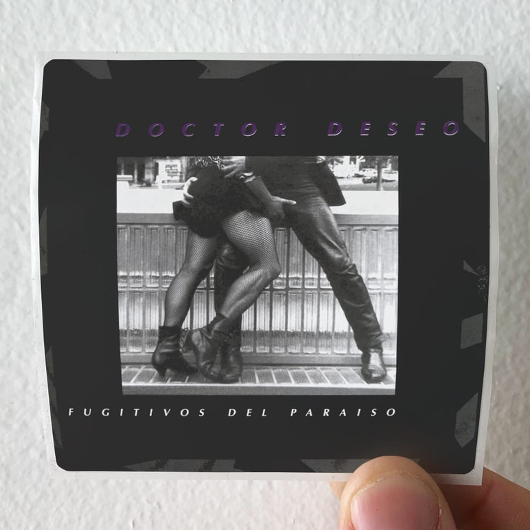 Doctor-Deseo-Fugitivos-Del-Paraiso-Album-Cover-Sticker